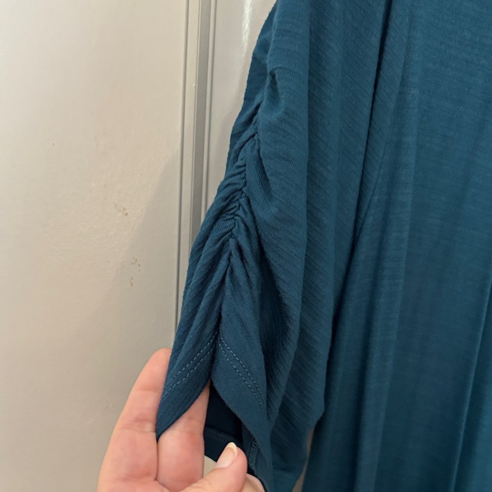 Torrid Teal Open Front Cardigan - Picture 3 of 7